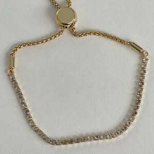 Elegant Gold and Silver Bracelet